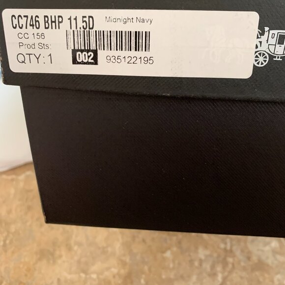Coach Men Hybrid Derby Black leather oxford shoes NIB PRICE FIRM